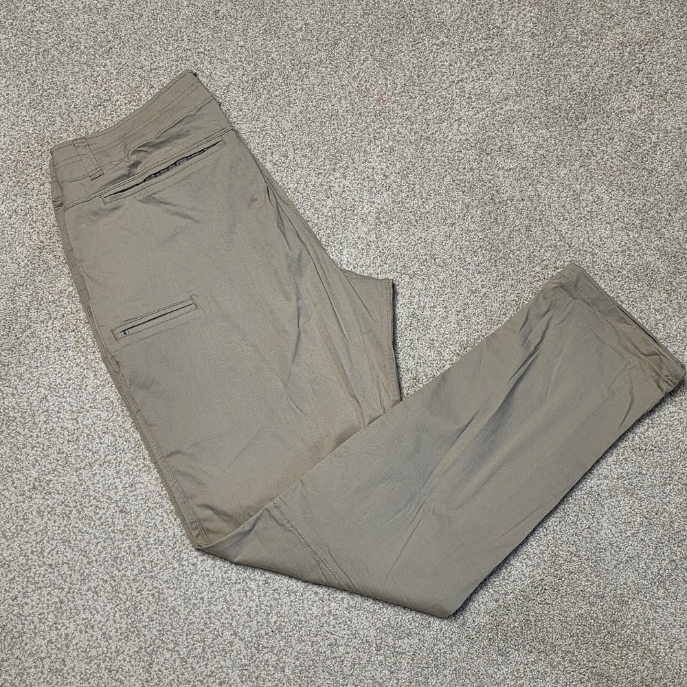 Kuhl Resistor Lite Chino Pants Mens 38x32 Khaki Stretch UPF 50+ Commuter Hiking
